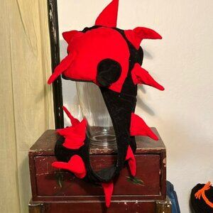 Spikey fun winter hat for a big kid or small adult